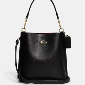 Coach Mollie Bucket Bag 22 in Black